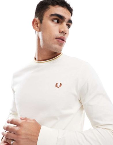 T-shirt  manches longues avec double liser - cass - Fred Perry - Modalova