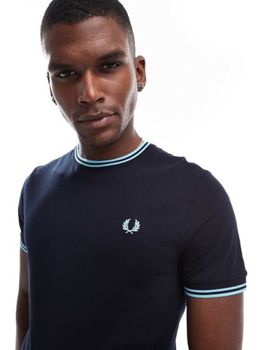 T-shirt avec bordures  double rayure - Fred Perry - Modalova