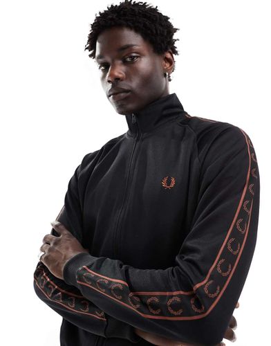 Veste de survêtement d'ensemble avec bandes contrastantes - Fred Perry - Modalova