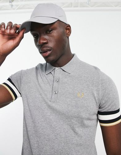 Polo en maille à poignets larges - Fred Perry - Modalova