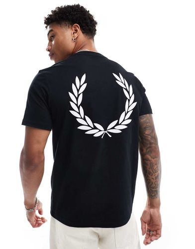 Rear Powder Laurel - T-shirt - Noir - Fred Perry - Modalova