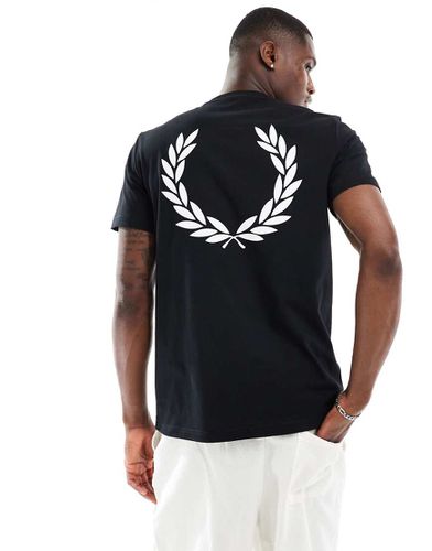 Rear Powder Laurel - T-shirt - Noir - Fred Perry - Modalova