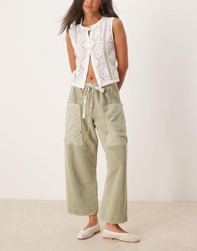 Jet Set - Pantalon en maille  enfiler - huile - Free People - Modalova