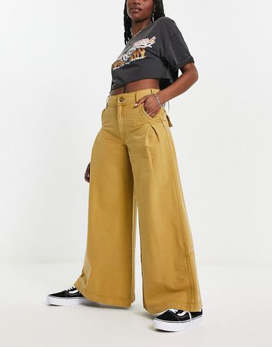 Pantalon forme ultra large - Fauve vintage - Free People - Modalova