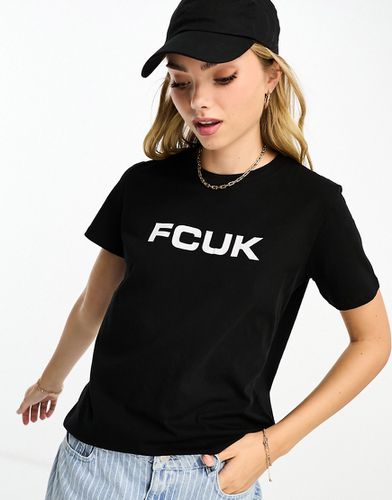 T-shirt style années 90 à logo FCUK - French Connection - Modalova