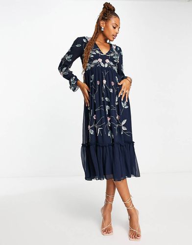 Robe mi-longue ornementée - Frock And Frill - Modalova