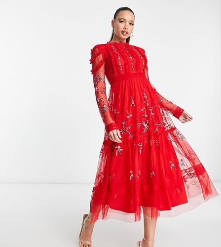 Robe mi-longue à ornements - Frock And Frill Tall - Modalova