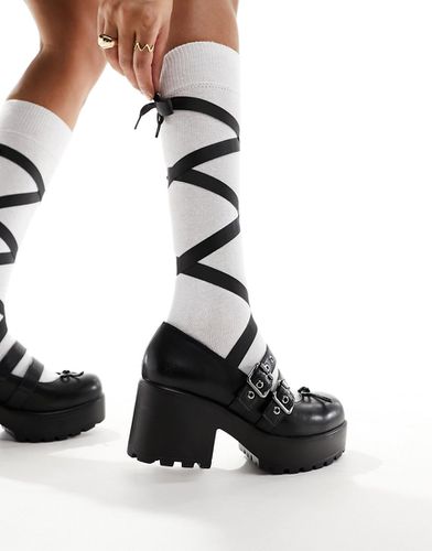 Koi Myako - Ballerines à semelle chunky et liens noués - Koi Footwear - Modalova