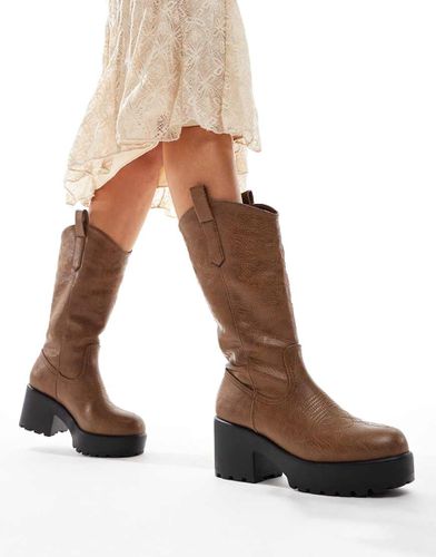 KOI - Wintu - Bottes style western - Marron - Koi Footwear - Modalova