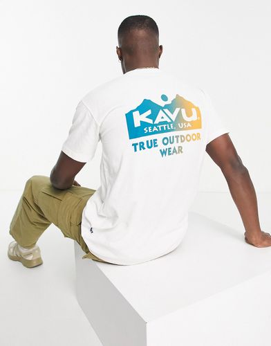 True Outdoor - T-shirt à imprimé au dos - cassé - Kavu - Modalova