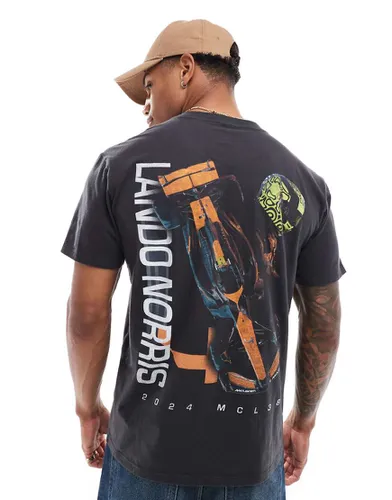 Lando - T-shirt décontracté à imprimé McLaren au dos - Hollister - Modalova