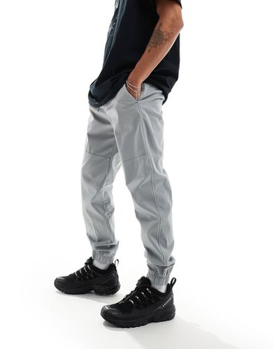Pantalon de jogging ajusté resserré aux chevilles en coton et nylon - clair - Hollister - Modalova