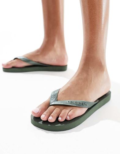 Top Tiras Senses - Tongs unisexes - olive - Havaianas - Modalova