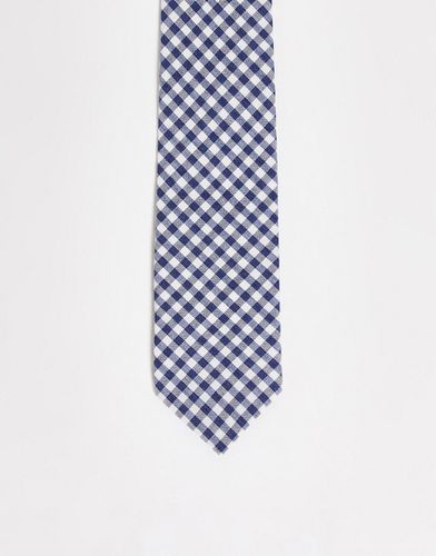 Cravate à carreaux vichy - Harry Brown - Modalova