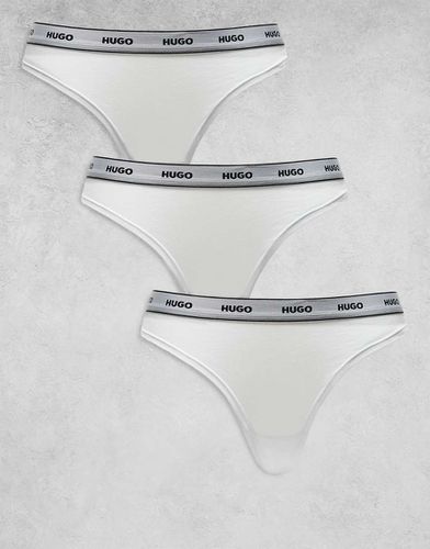 HUGO Bodywear - Lot de 3 strings avec logo à la taille - Boss Bodywear - Modalova