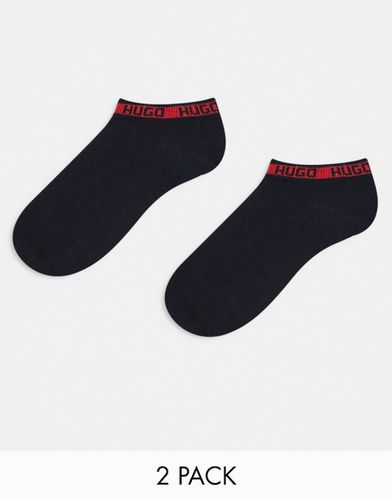 HUGO - Bodywear - Lot de 2 paires de chaussettes basses à logo - Hugo Red - Modalova