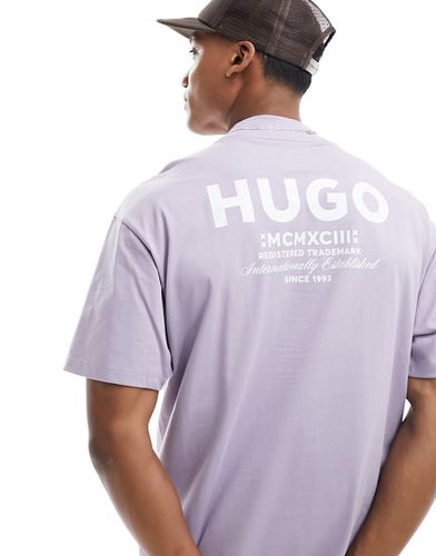 T-shirt oversize - Lilas - Hugo Blue - Modalova