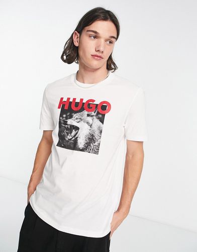 Dupus - T-shirt avec imprimé loup - Hugo - Modalova