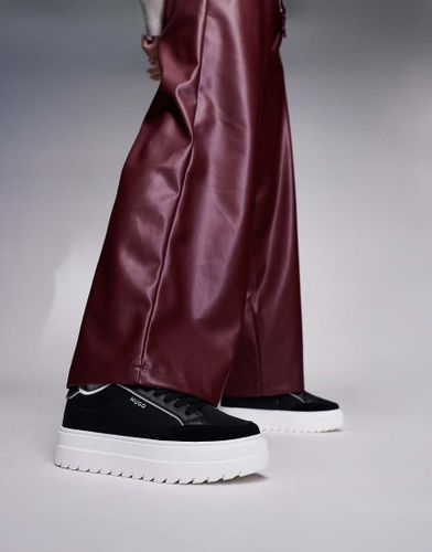 Lyssa - Baskets  plateforme avec dtails en nylon - Hugo Red - Modalova