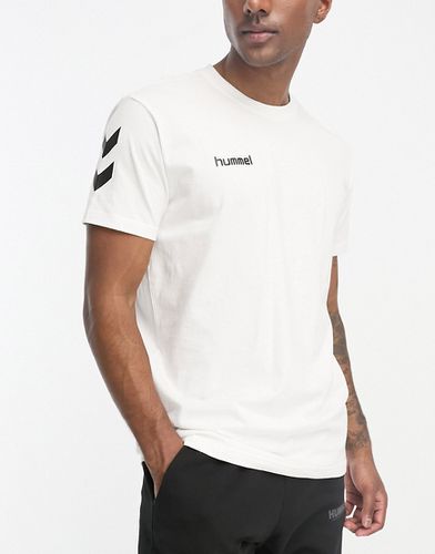 T-shirt à manches courtes en coton avec logo - Hummel - Modalova