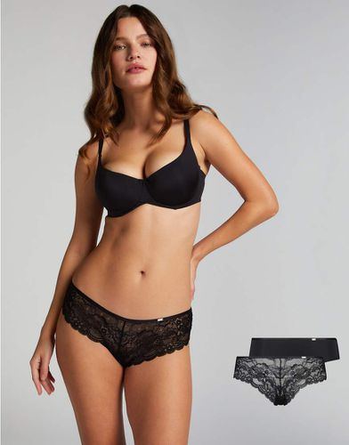 Hunkemöller - Angie - Lot de 2 culottes brésiliennes - Hunkemoller - Modalova