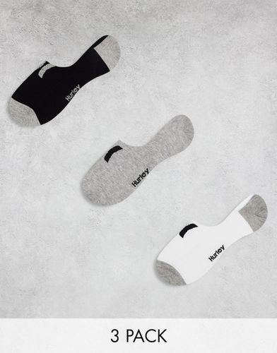 One and Only - Lot de 3 paires de chaussettes invisibles - Hurley - Modalova