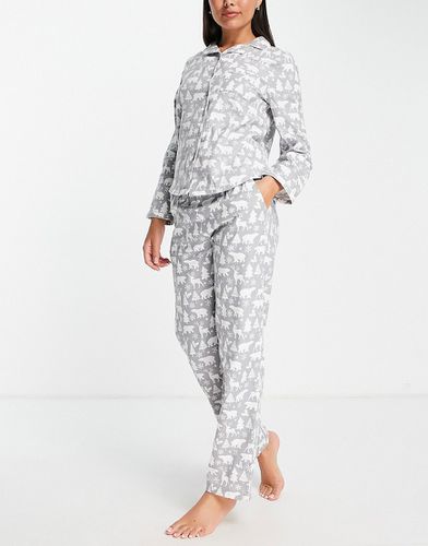 X Jac Jossa - Pyjama avec top et pantalon à motif ours polaire - In The Style - Modalova