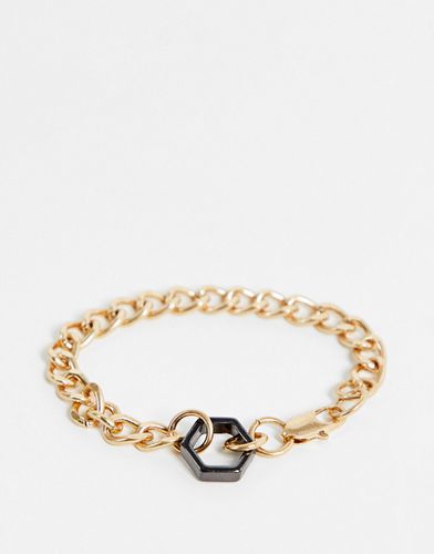 Sunday - Bracelet à maillons hexagonaux - Icon Brand - Modalova