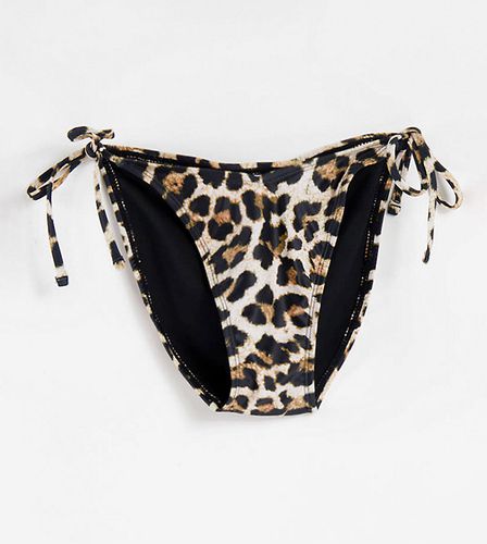 Poitrines généreuses - Mix & Match - Bas de bikini imprimé léopard avec liens à nouer sur le côté - Ivory Rose - Modalova