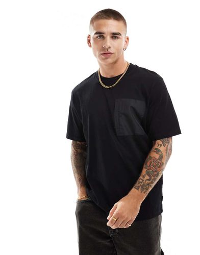 T-shirt oversize avec poche en nylon - Jack & Jones - Modalova