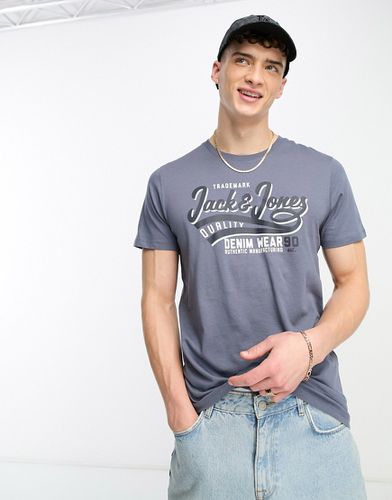 T-shirt à logo vintage - jean - Jack & Jones - Modalova