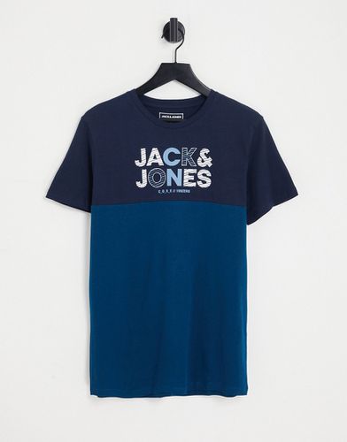 T-shirt ras de cou à logo - Jack & Jones - Modalova