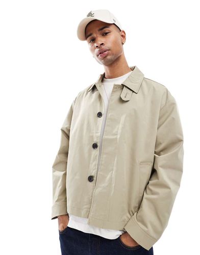 Veste courte style trench - Beige - Jack & Jones - Modalova