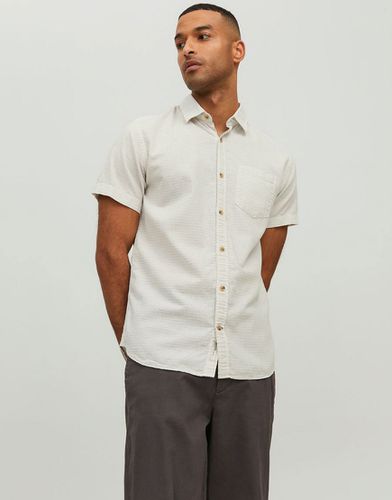 Chemise à manches courtes - Beige - Jack & Jones - Modalova