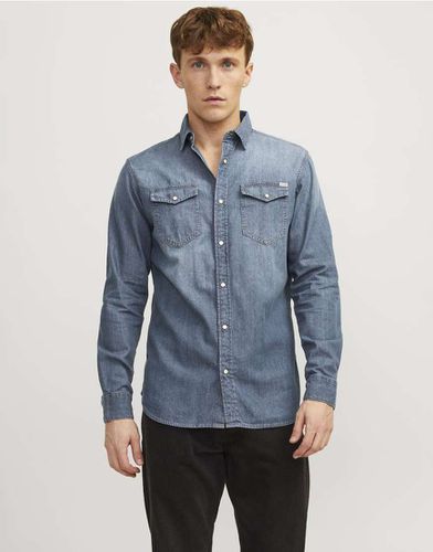 Chemise en jean - marine foncé - Jack & Jones - Modalova