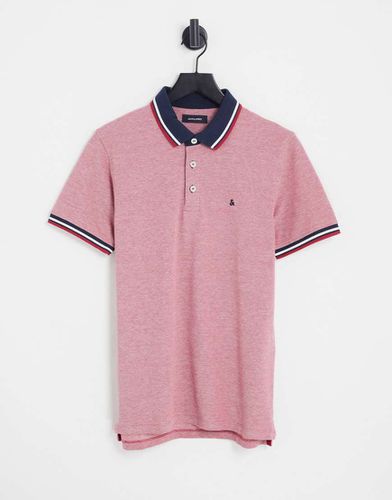 Essentials - Polo en jersey à liseré - Jack & Jones - Modalova