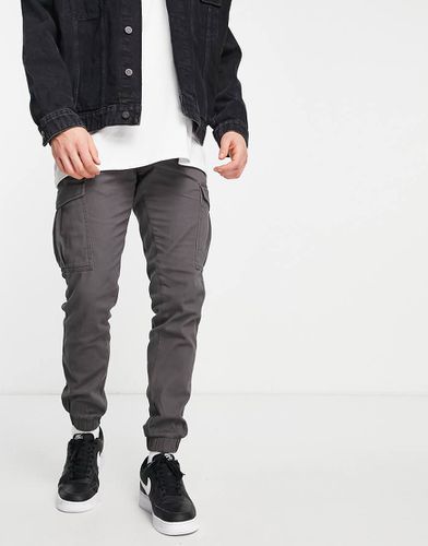 Intelligence - Pantalon cargo coupe slim - foncé - Jack & Jones - Modalova