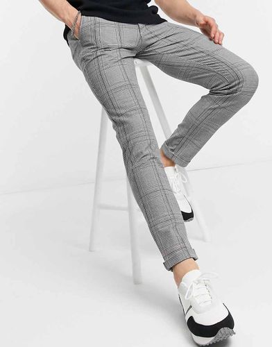 Intelligence - Pantalon à carreaux - Gris - Jack & Jones - Modalova