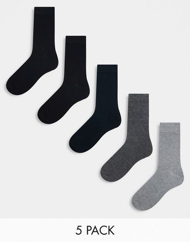 Lot de 5 paires de chaussettes - Multicolore - Jack & Jones - Modalova