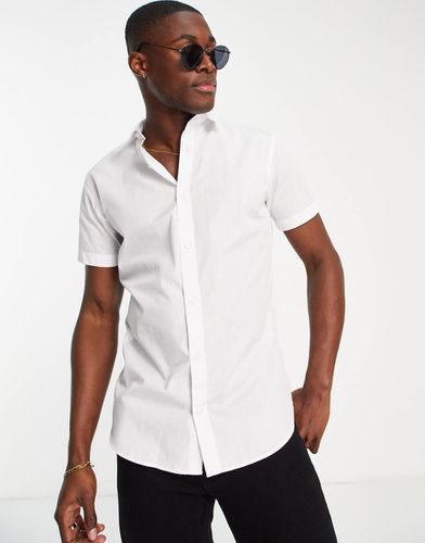 Originals - Chemise manches courtes en coton stretch - Jack & Jones - Modalova