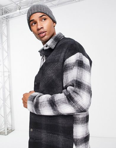 Originals - Surchemise oversize à carreaux - et noir - Jack & Jones - Modalova