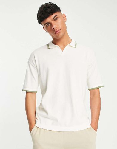 Originals - Polo rayé en maille - Jack & Jones - Modalova