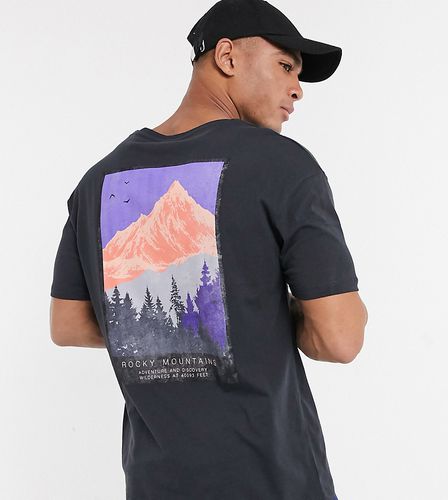 Originals - T-shirt oversize à imprimé montagne dans le dos - - Exclusivité ASOS - Jack & Jones - Modalova