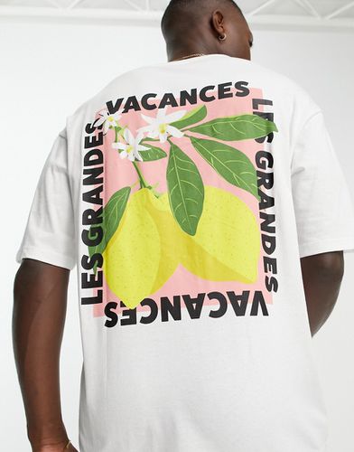 Originals - T-shirt oversize avec imprimé fruit - Jack & Jones - Modalova