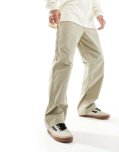 Pantalon charpentier coupe ample - Beige - Jack & Jones - Modalova