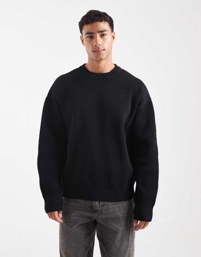 Pull oversize en maille ctele - Jack & Jones - Modalova