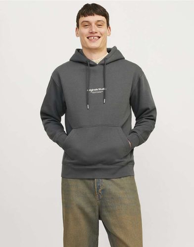 Sweat à capuche - Asphalte - Jack & Jones - Modalova