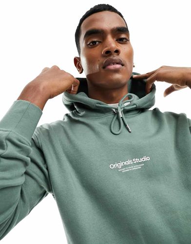 Sweat à capuche oversize avec logo Originals - Jack & Jones - Modalova