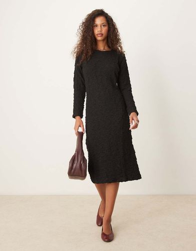 Robe mi-longue texturée - Jdy - Modalova