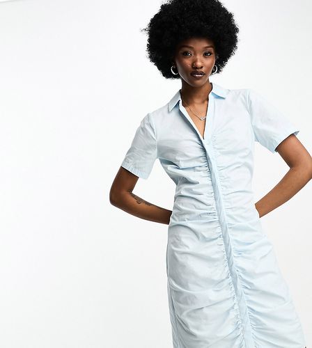 Exclusivité - Robe chemise courte à détails froncés - pâle - Jdy Tall - Modalova